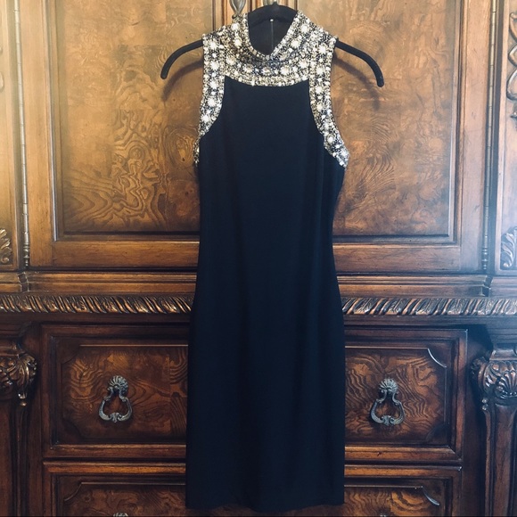 JEWEL ENCRUSTED “LITTLE BLACK DRESS” - Picture 2 of 5
